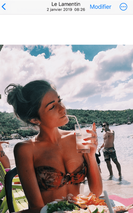 Amandine en bikini, la photo retouchée publiée sur les réseaux